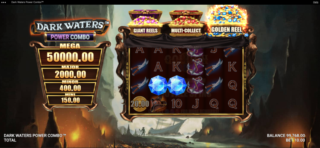 Dark Waters Power Combo bonus triggered